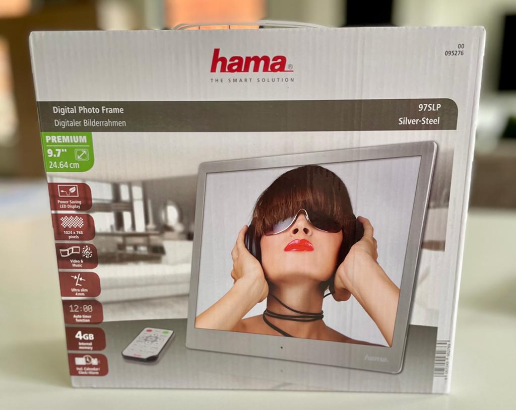 Hama digitale fotokader (nieuw!), Ophalen, Nieuw, 2 GB of meer, 8 tot 12 inch