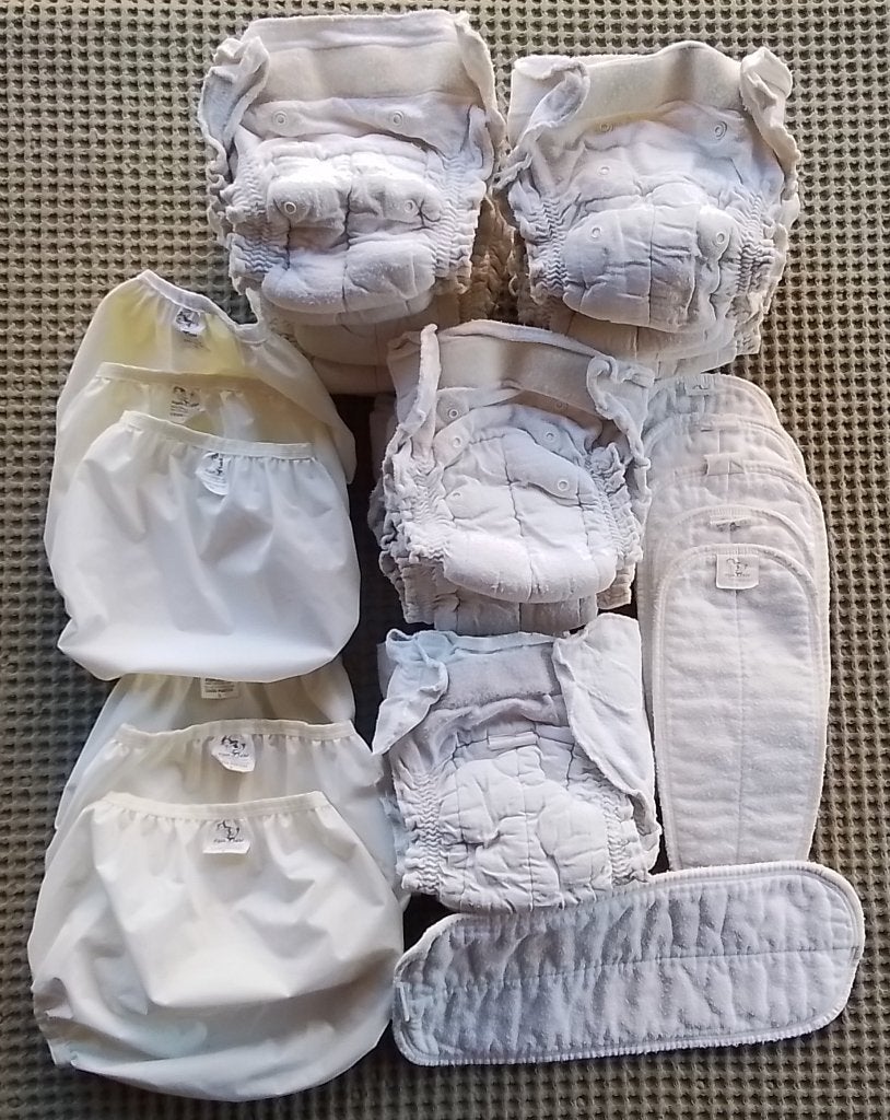 Pakket herbruikbare luiers Kiddy Bips, Kinderen en Baby's, Badjes en Verzorging, Ophalen of Verzenden, Gebruikt