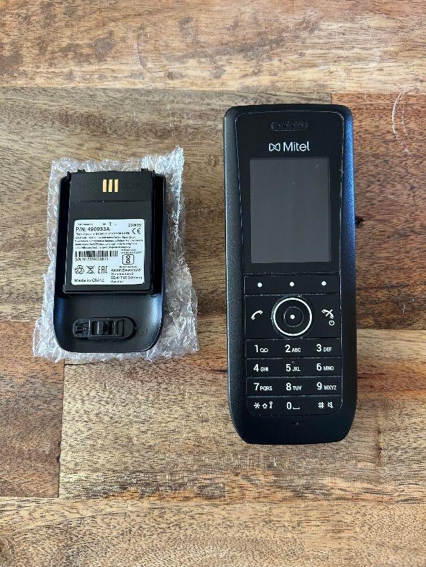 ➡️ Mitel 5634 WiFi Dect WH2 + NIEUWE ACCU 51309245, Enlèvement ou Envoi, Reconditionné, 1 combiné