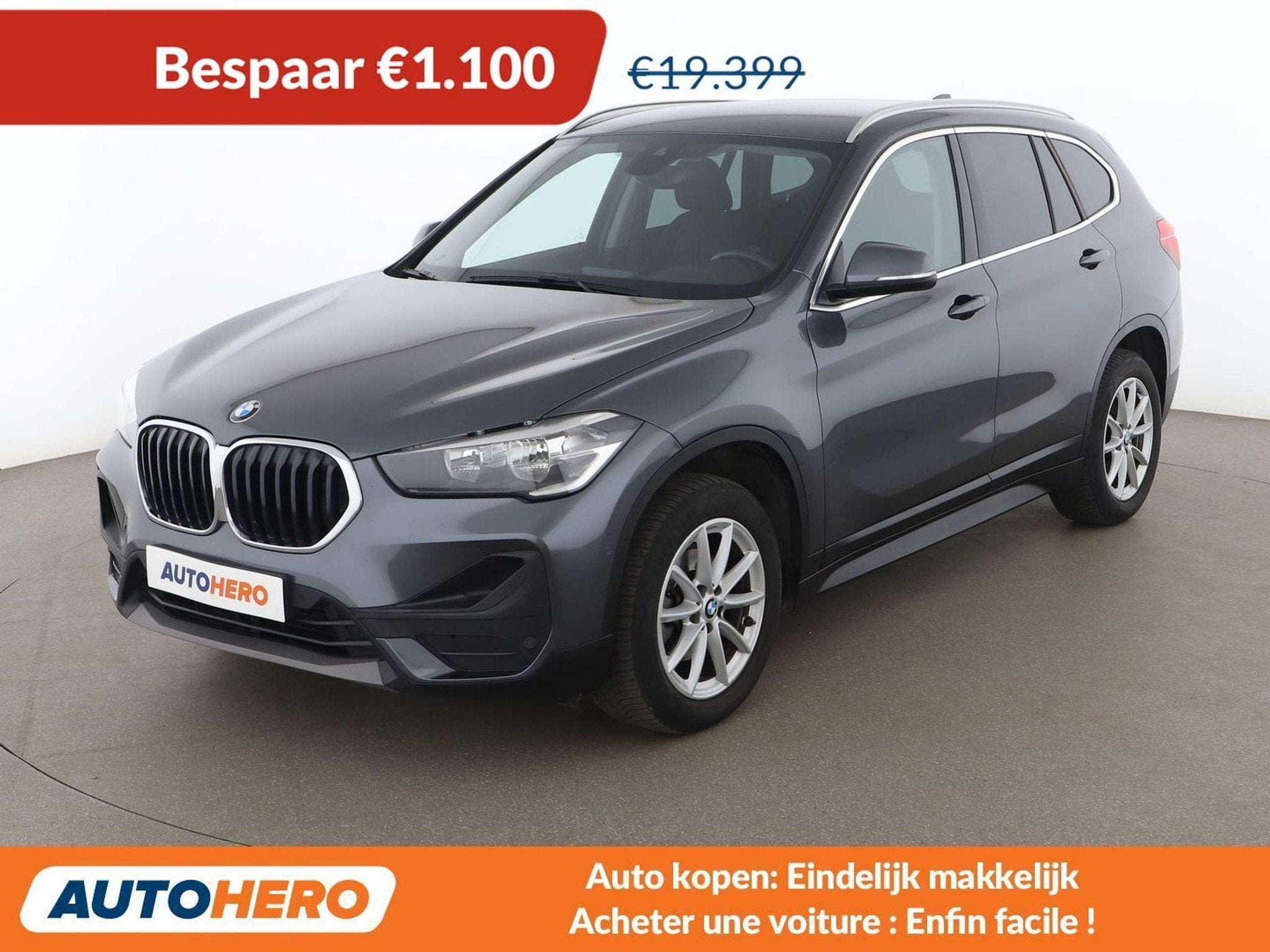BMW X1 sDrive 16d Lounge (bj 2021, automaat), Auto's, https://public.car-pass.be/vhr/6d98f4b1-2a67-4eaf-b85f-3f0cb575bdc4, Stof