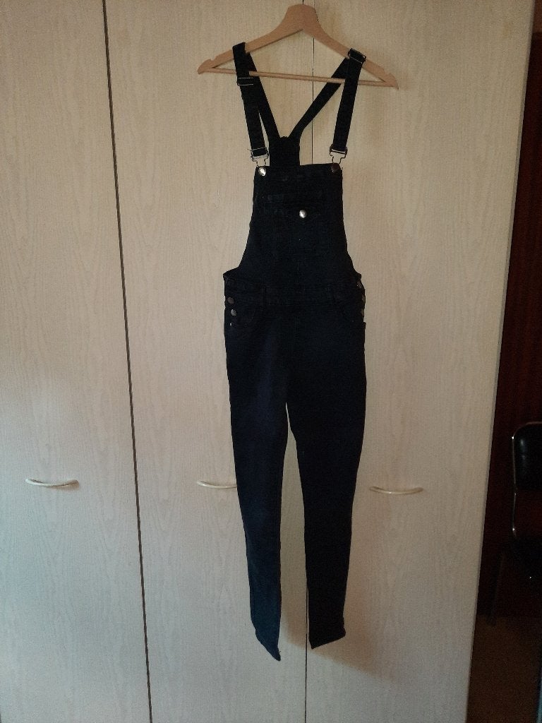 Salopette noire taille 40, Enlèvement ou Envoi, Porté, Noir