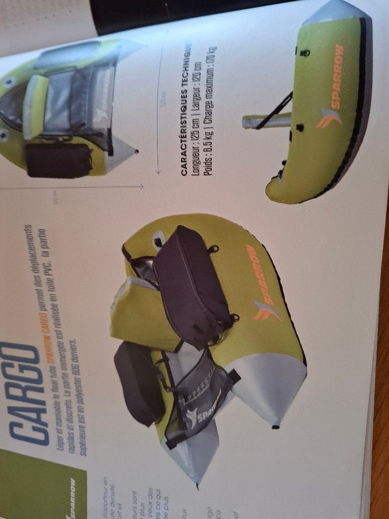 Bellyboat, Watersport en Boten, Hengelsport | Roofvissen, Ophalen, Zo goed als nieuw, Complete set