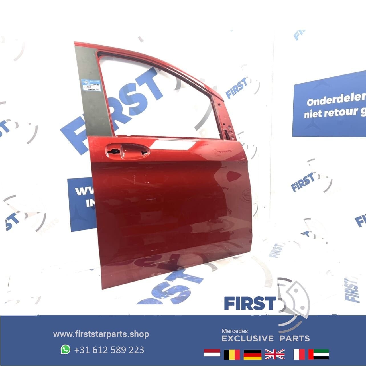 W447 V KLASSE DEUR RECHTSVOOR ROOD PORTIER RECHTS VOOR V Kla, Auto-onderdelen, Gebruikt, -, Deur, Ophalen of Verzenden