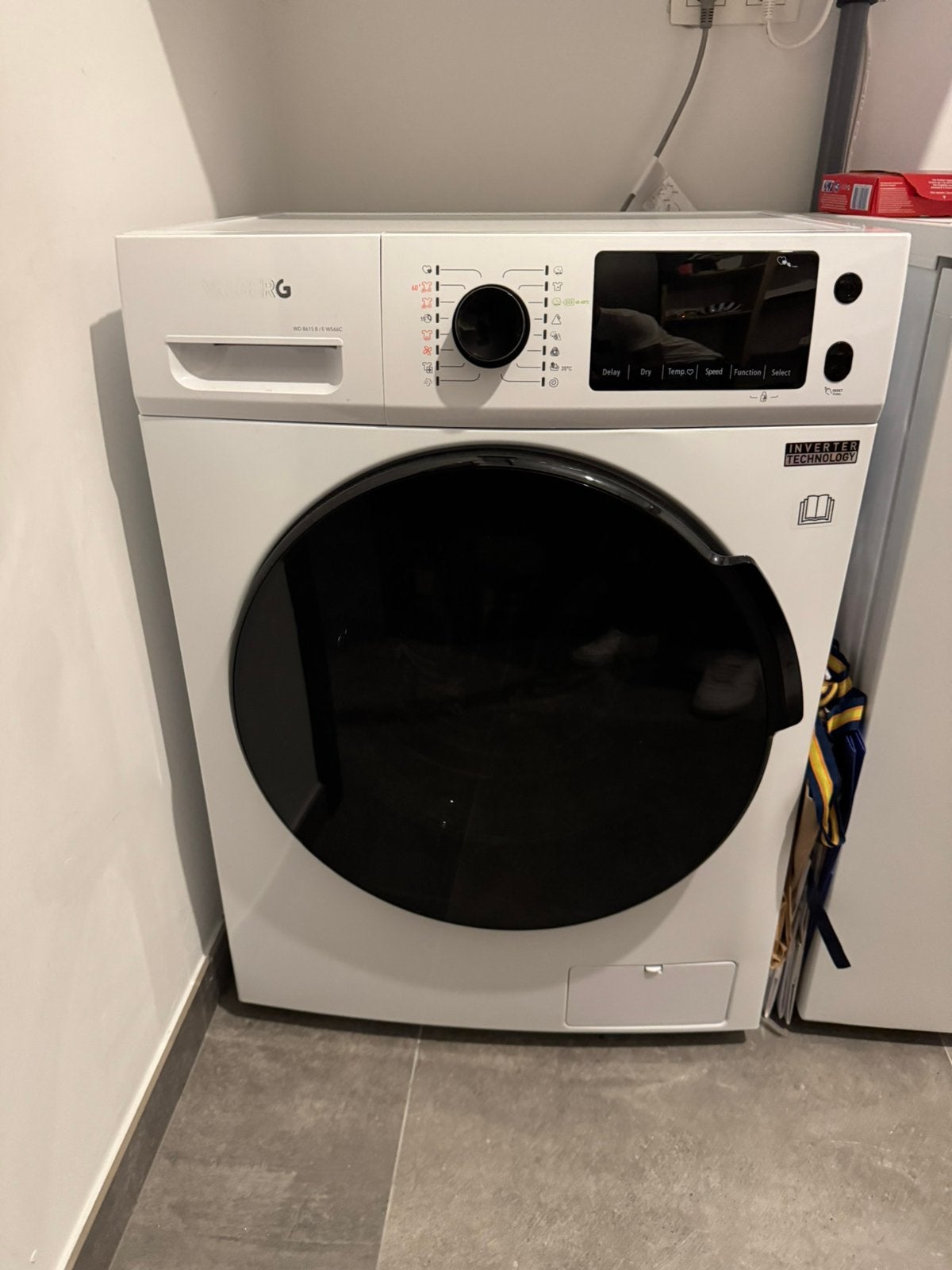 Lave-linge séchant VALBERG, Electroménager, Enlèvement, Comme neuf