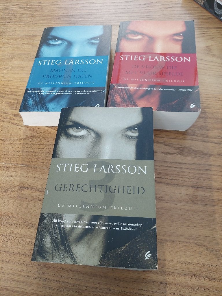millennium trilogie door Stieg Larsson, Livres, Enlèvement ou Envoi, Utilisé, Stieg Larsson, Scandinavie
