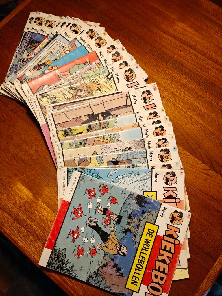 Set strips Kiekeboe - uitgeverij J. Hoste N.V., Boeken, Ophalen