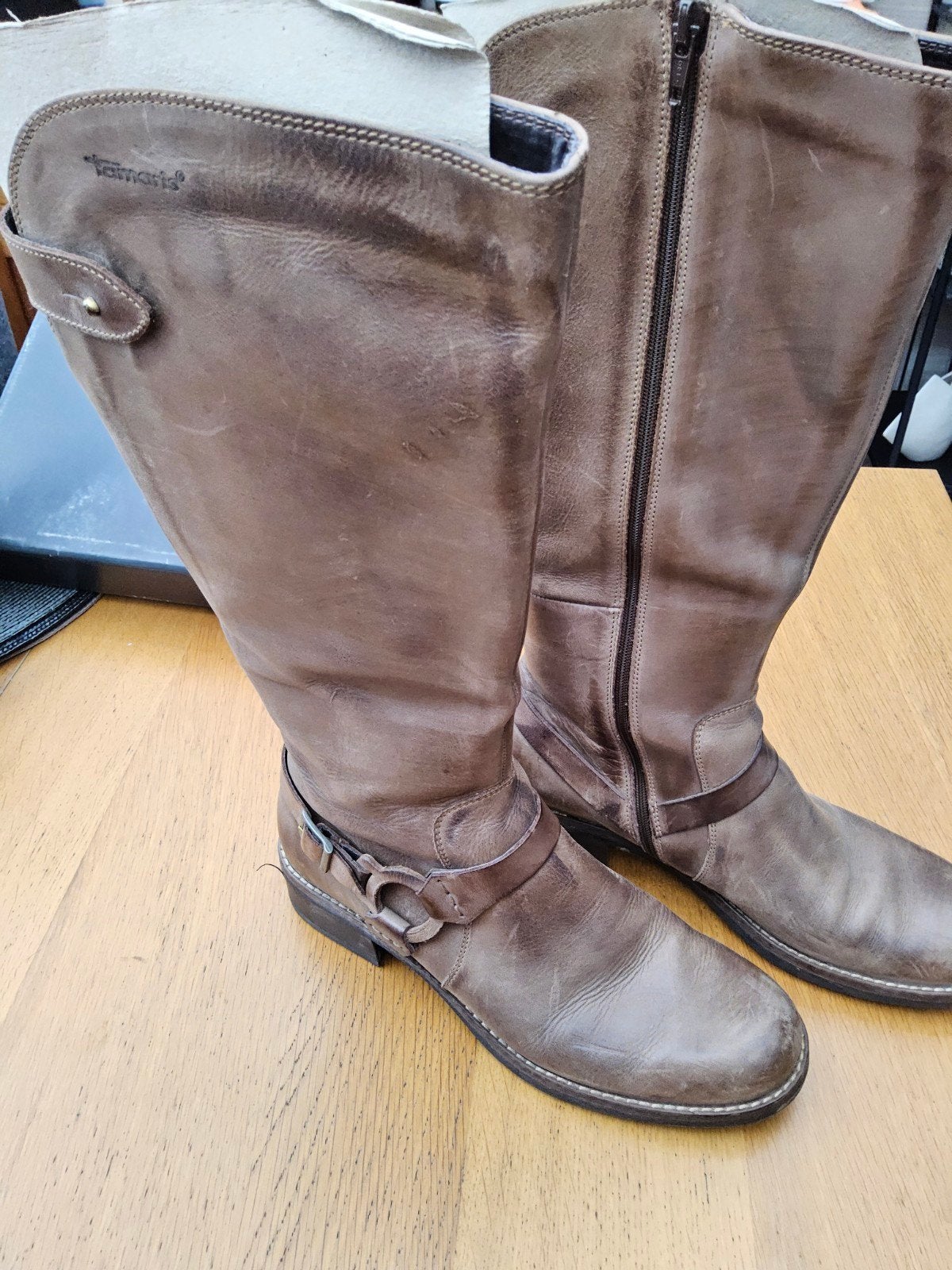 bottes Tamaris, Tamaris, Brun, Enlèvement, Porté