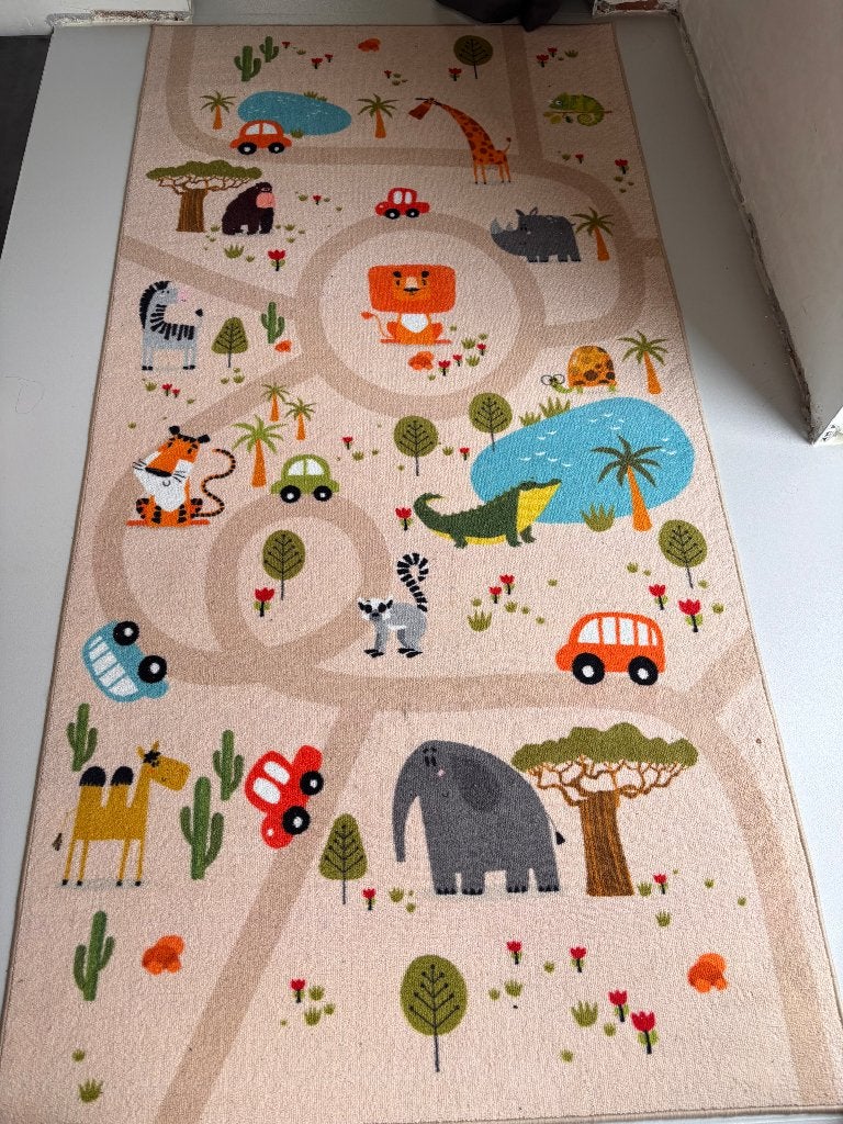 Speelmat thema jungle, Ophalen, Gebruikt