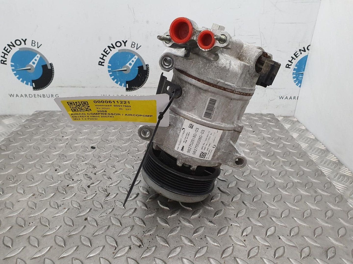 PEUGEOT 3008 AIRCO COMPRESSOR / AIRCOPOMP 9827529180 2020, Ophalen of Verzenden, Gebruikt, ARN erkend