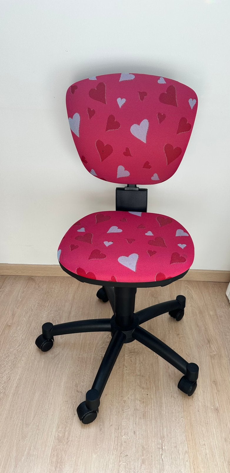 Roze bureaustoel, Ophalen, Zo goed als nieuw, Roze, Bureaustoel