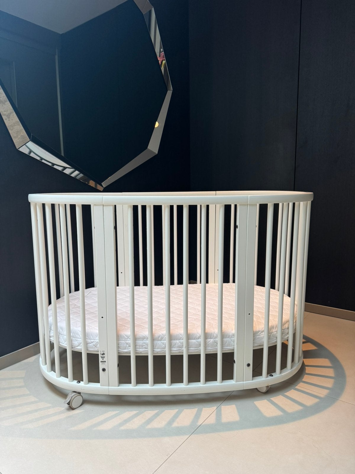 Stokke Sleepi bedset incl matras, Kinderen en Baby's, Ophalen, Zo goed als nieuw