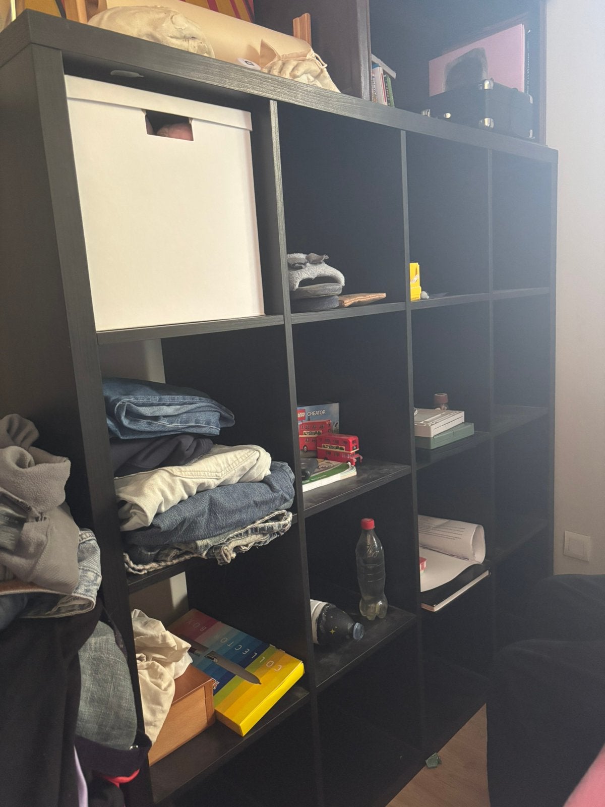 Kalax IKEA zwarte kledingkast, Ophalen, Zo goed als nieuw