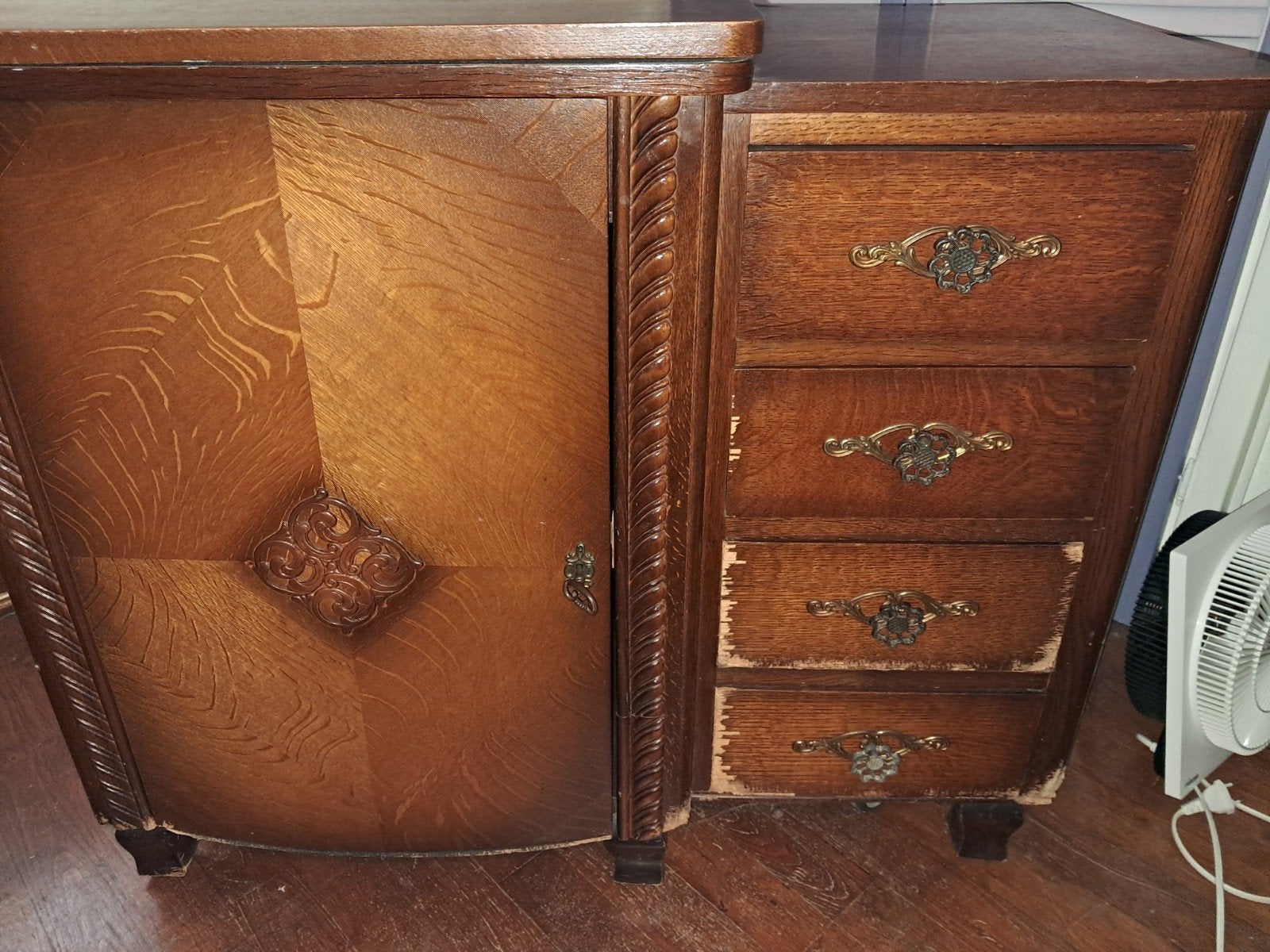 meuble pour machine à coudre vintage, Antiquités & Art, Enlèvement