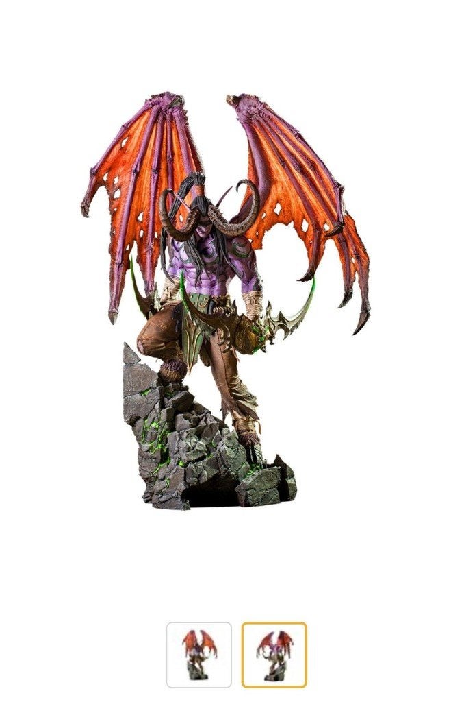 Statue Illidan Hurlorage (Illidan Stormrage) 60cm, Enlèvement ou Envoi, Neuf, Fantasy