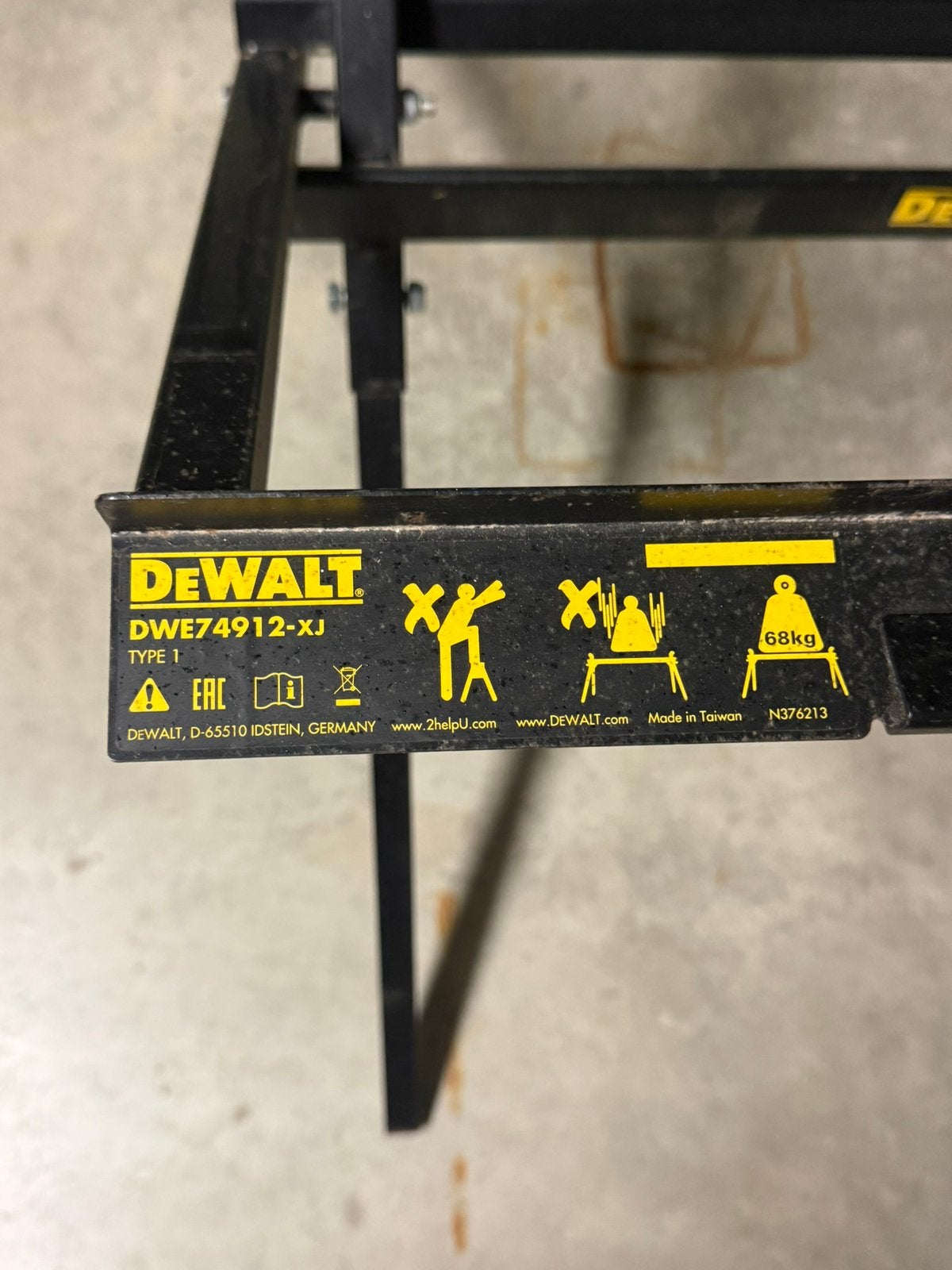 Dewalt Dwe74912 xj, Doe-het-zelf en Bouw, Ophalen, Zo goed als nieuw