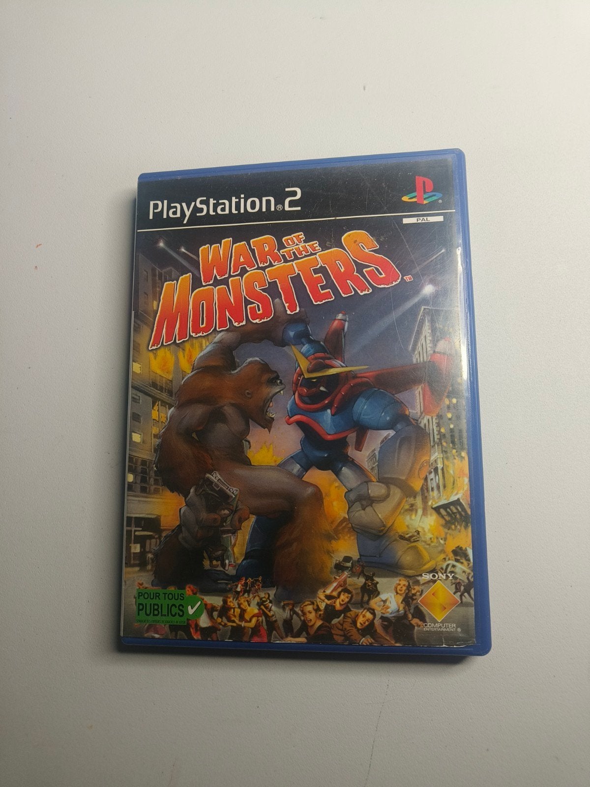 La Guerre des monstres PS2, 2 joueurs, Enlèvement ou Envoi, Utilisé
