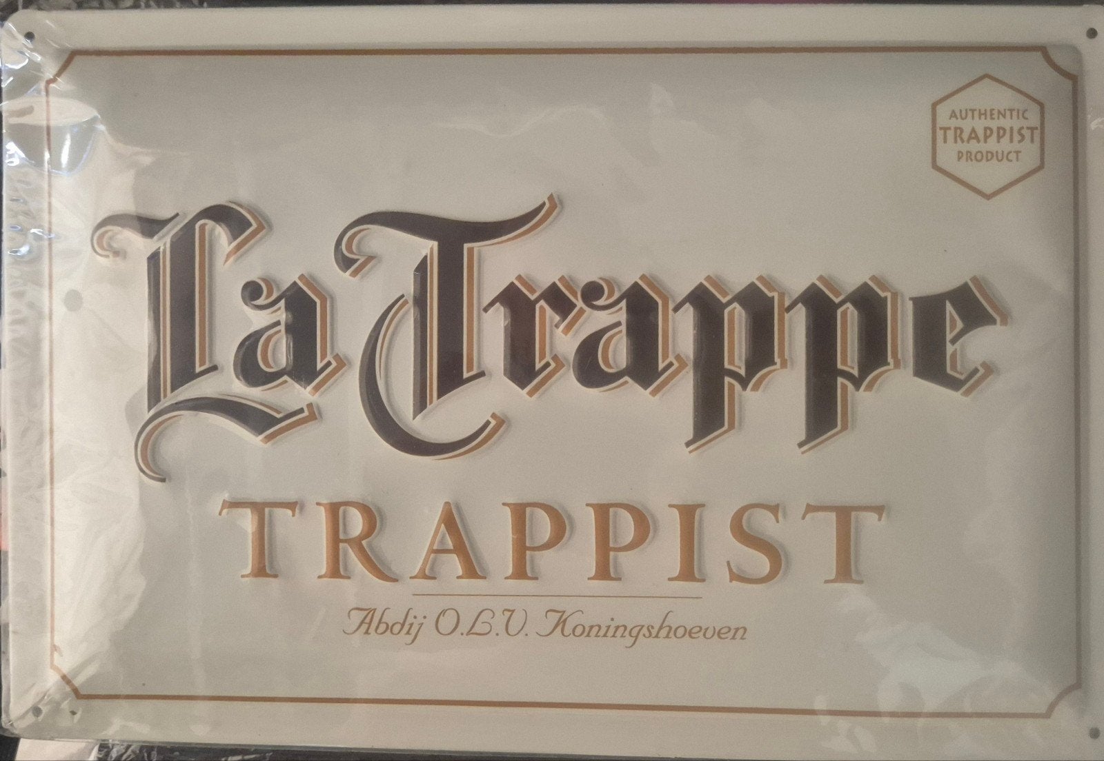 Plaque publicitaire en métal La Trappe Trappist – Neuve s, Enlèvement ou Envoi, Métal