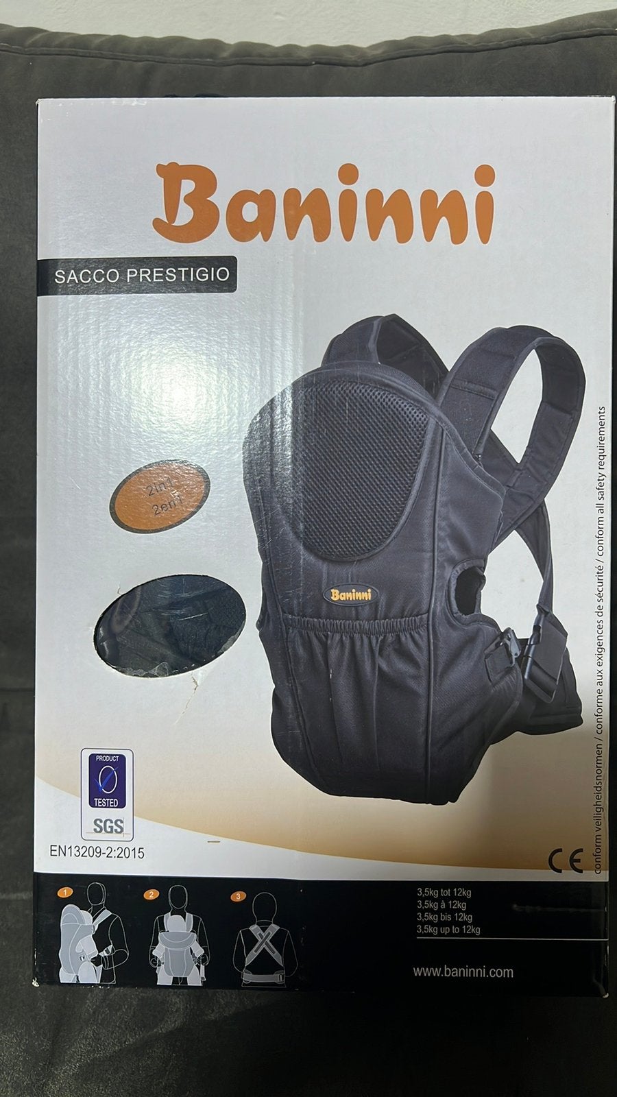 Baby carrier.  porte-bébé, Enlèvement, Comme neuf, Ventre ou Dos, Porte-bébé