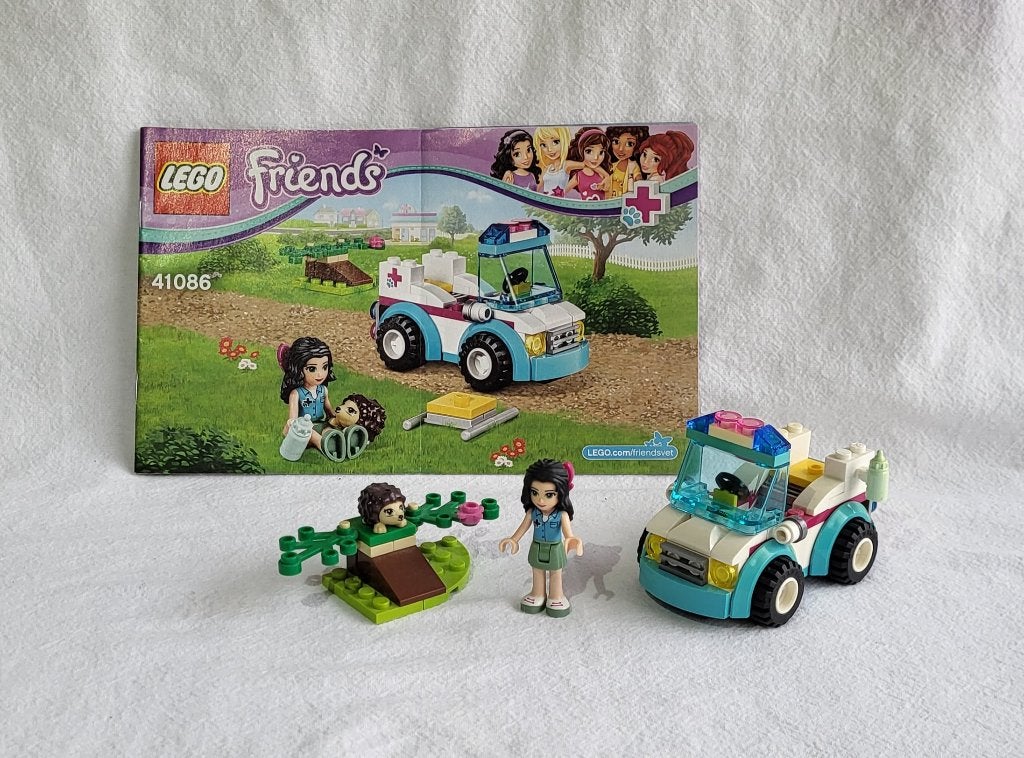 Lego friends 41086 Dierenambulance - volledig met boekje, Lego, Friends, Ophalen of Verzenden, Zo goed als nieuw