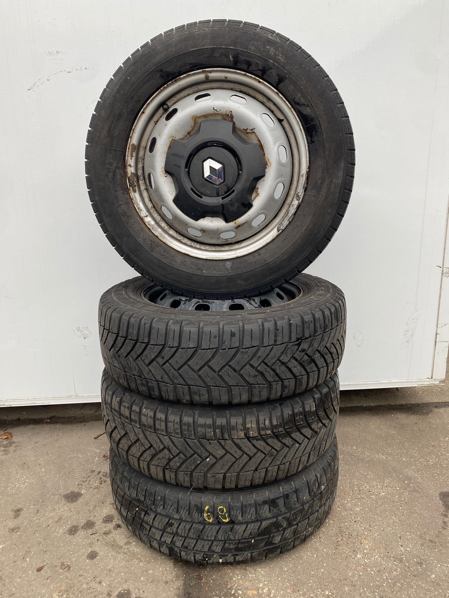 Renault Trafic Vivaro Primastar Allseason Banden Set 205-65-, Auto-onderdelen, Gebruikt, -, Banden en Velgen, All Season
