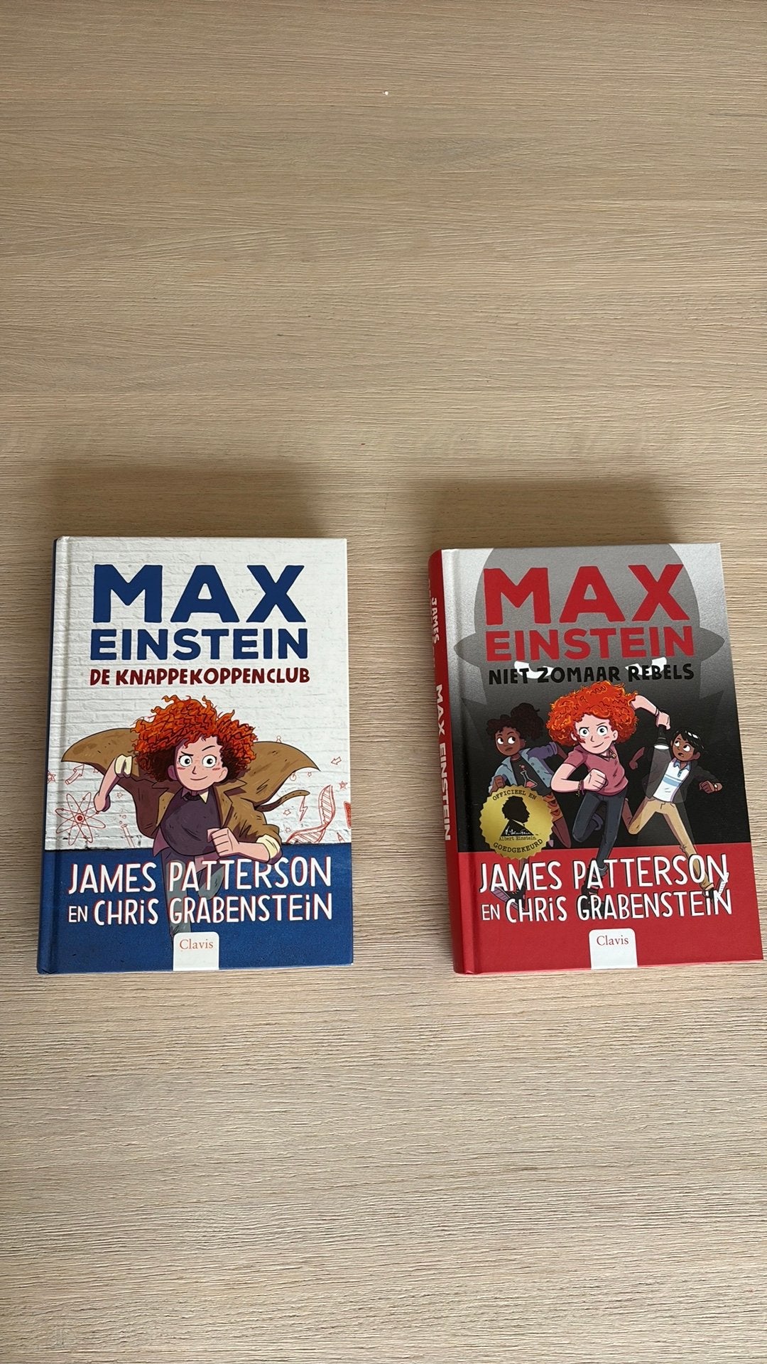 James Patterson 2 boeken Max Einstein, Ophalen, James Patterson; Chris Grabenstein