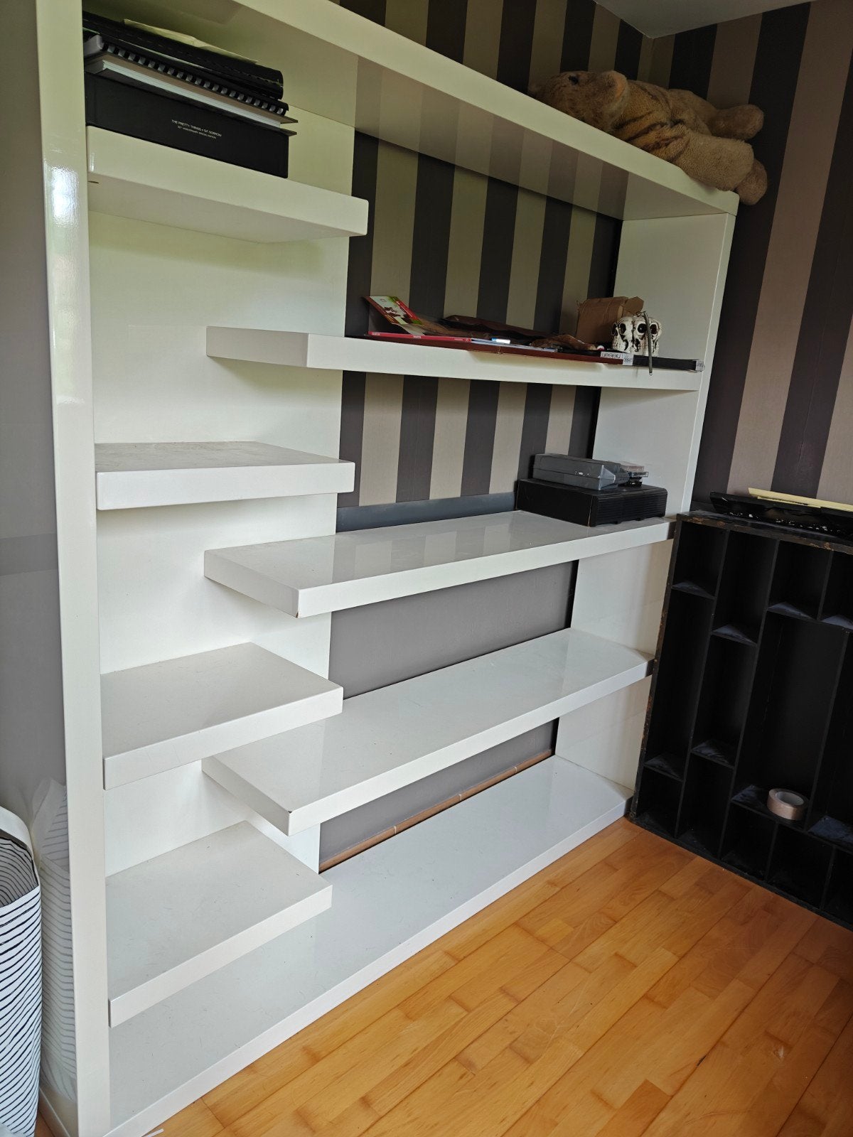 Hoogglans witte ruimteverdeler/open kast/kast/..., Ophalen