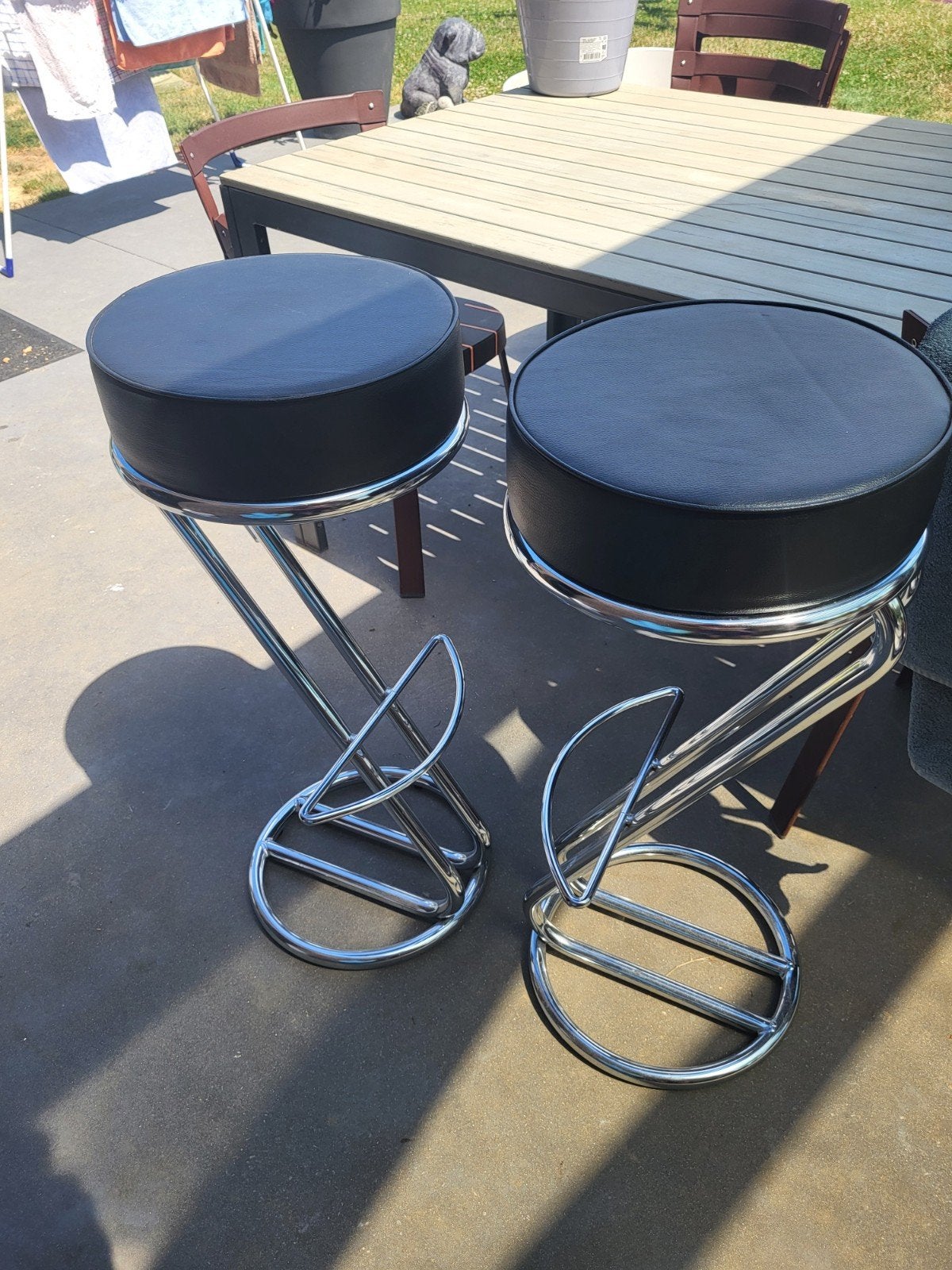Tabouret noir de cuisine ou bar, Huis en Inrichting, Barkrukken, Ophalen