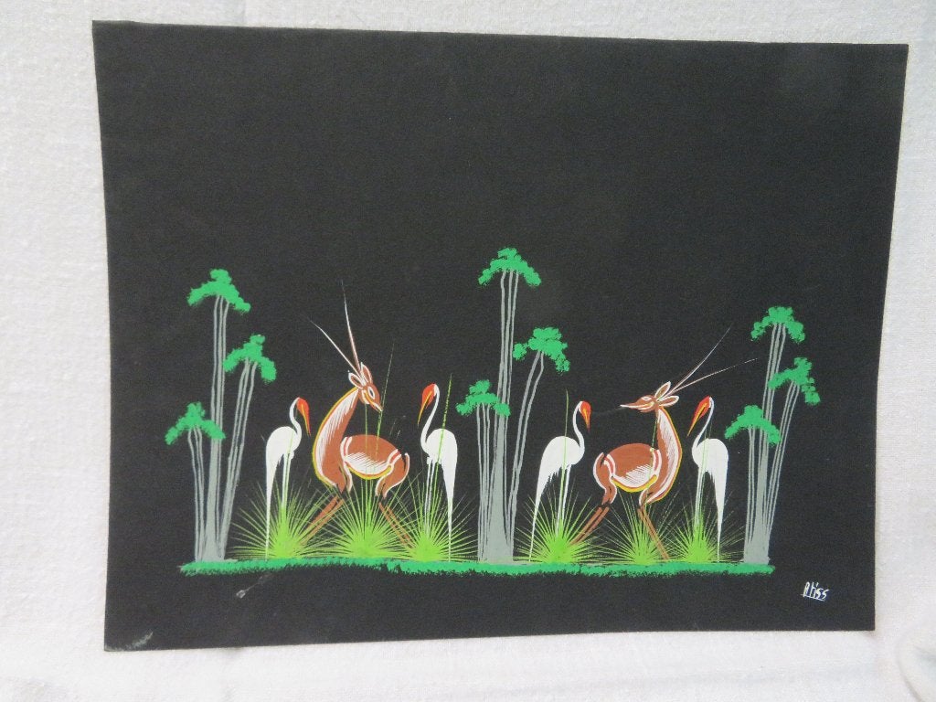 Art populaire tribal congolais (1950/1960) - ATISS (Ref.89), Antiquités & Art, Enlèvement