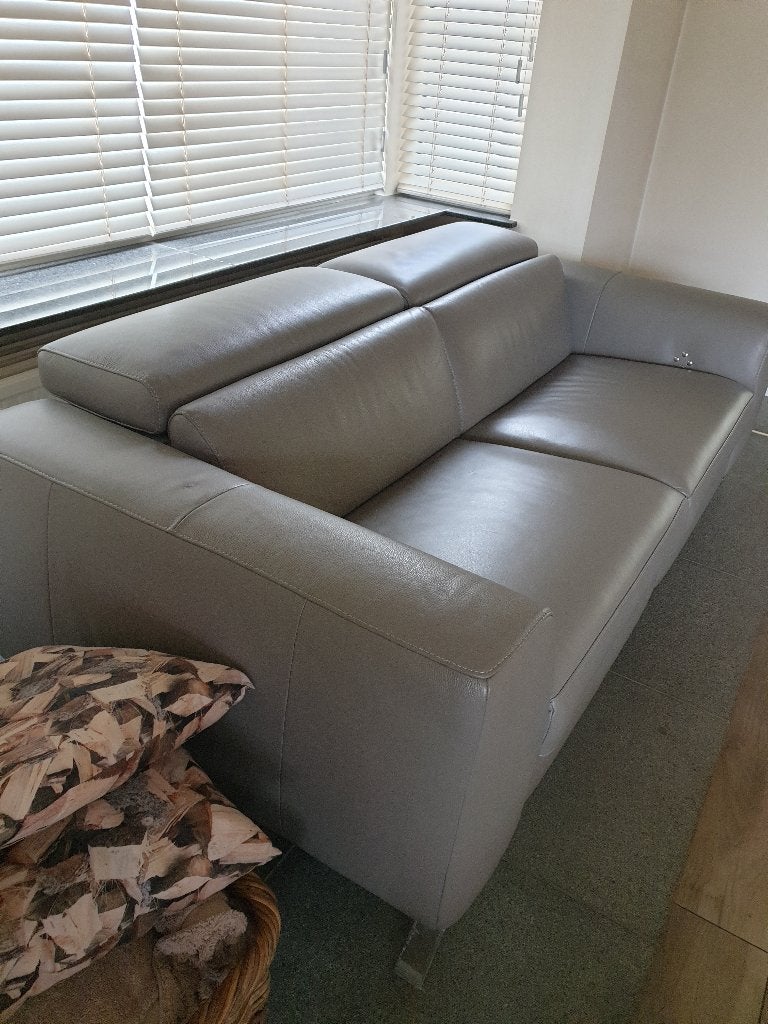 tweezit relax leder natuzzi, Huis en Inrichting, Ophalen, 100 tot 125 cm, Tweepersoons, Leer