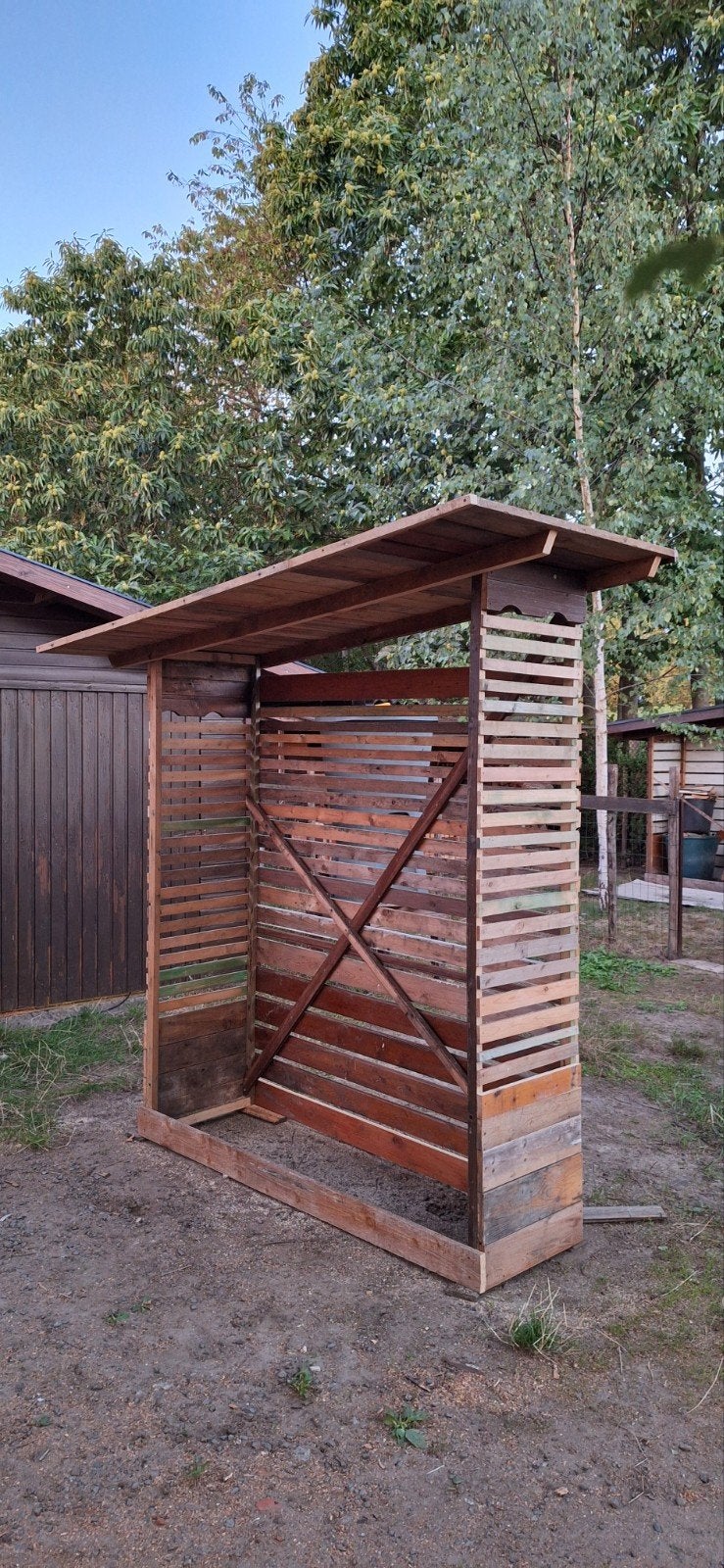 Houtopslag - afdakje - schuurtje, Tuin en Terras, Ophalen