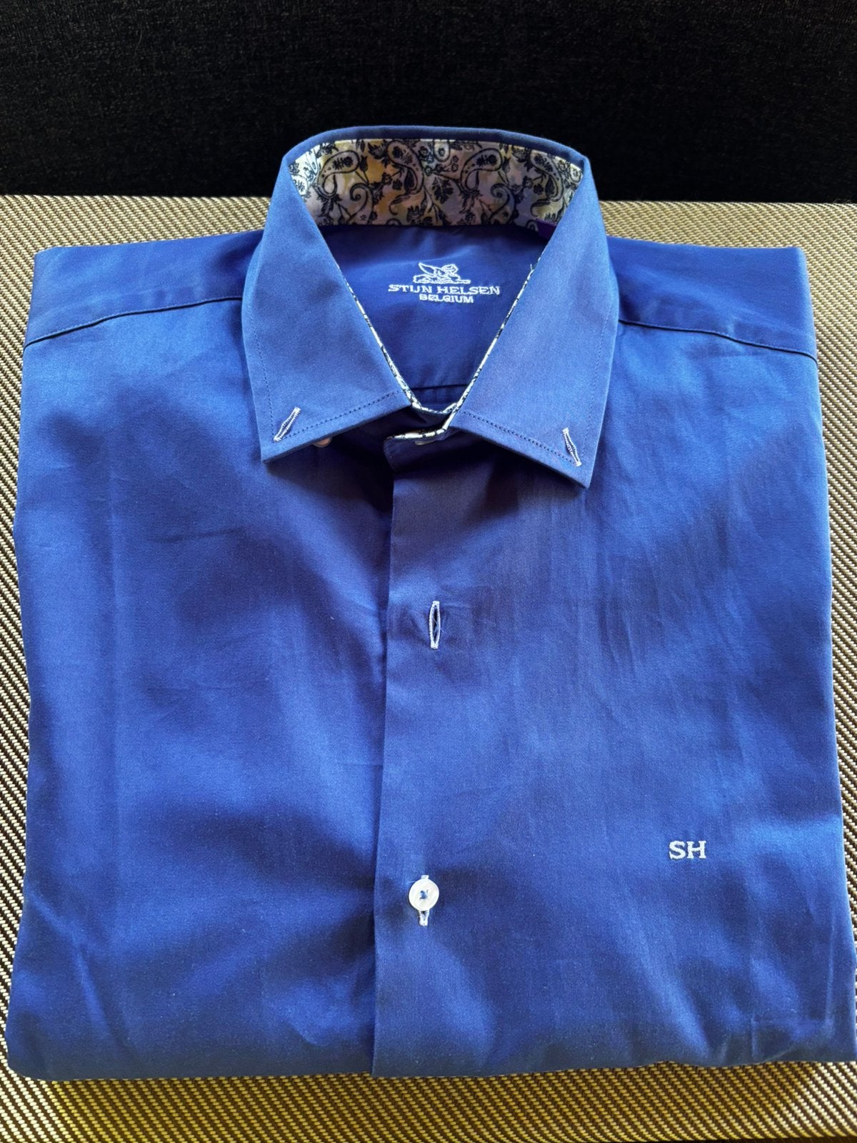 Stijn Helsen herenhemd blauw maat 39/40, Kleding | Heren, Overhemden, Ophalen, Nieuw, Blauw, Halswijdte 39/40 (M)