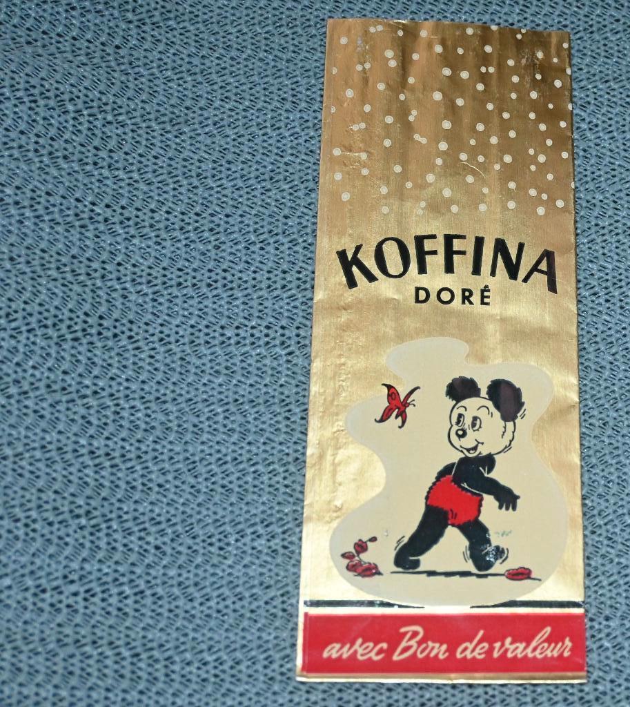 Koffina Goud / Koffie - zakje Reclame / Panda, Ophalen of Verzenden, Zo goed als nieuw, Overige typen