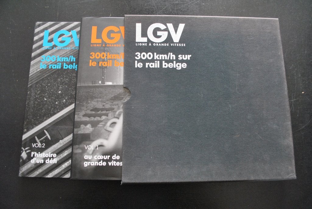 LGV Ligne à Grande Vitesse 3000 km/h sur le rail Belge 2 vol, Enlèvement ou Envoi, Utilisé, Train, Livre ou Revue