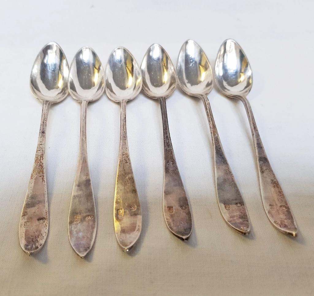 cuillères à café en argent, Antiquités & Art, Enlèvement ou Envoi