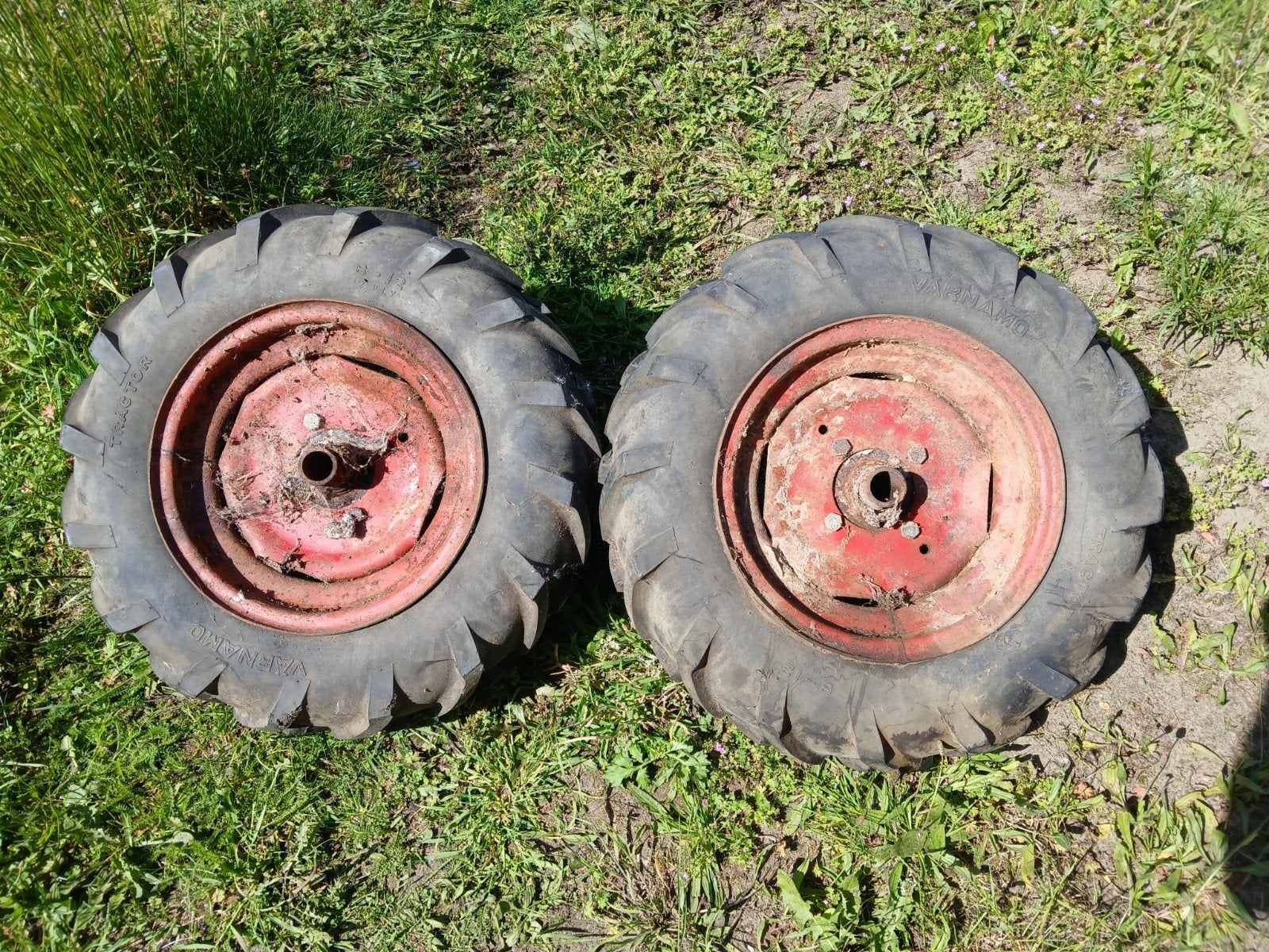 wielen motoculteur, Ophalen