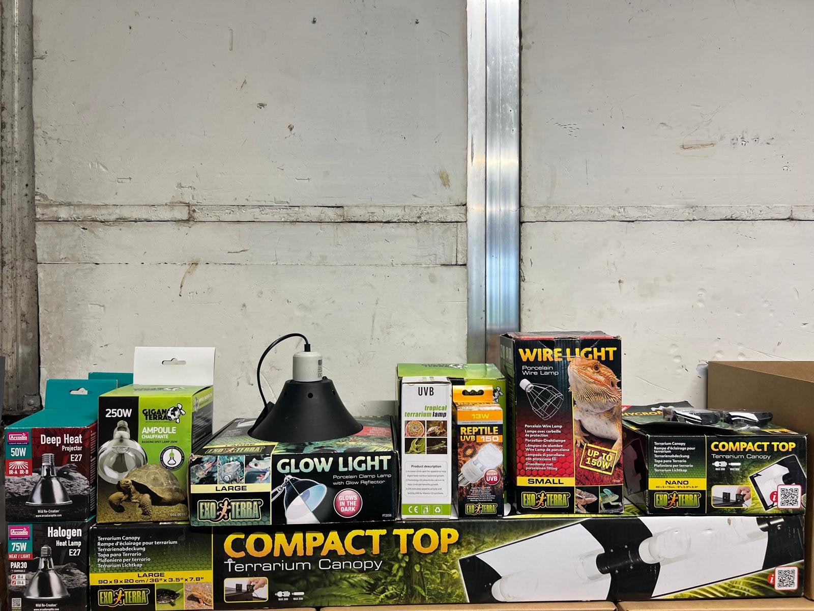 Terrarium Verlichting & Verwarming  – Exo Terra / Arcadia, Dieren en Toebehoren, Ophalen, Zo goed als nieuw, Verlichting