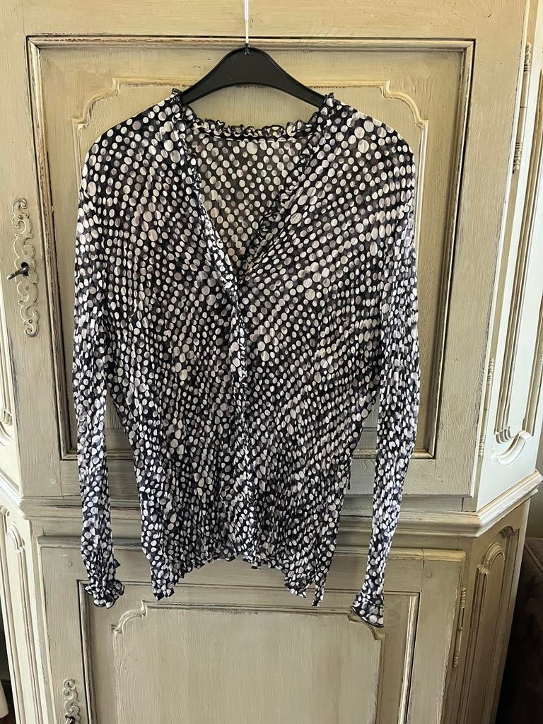 Blouse à pois taille 42, Vêtements | Femmes, Blouses & Tuniques, Enlèvement ou Envoi, Comme neuf, Taille 42/44 (L), Blanc