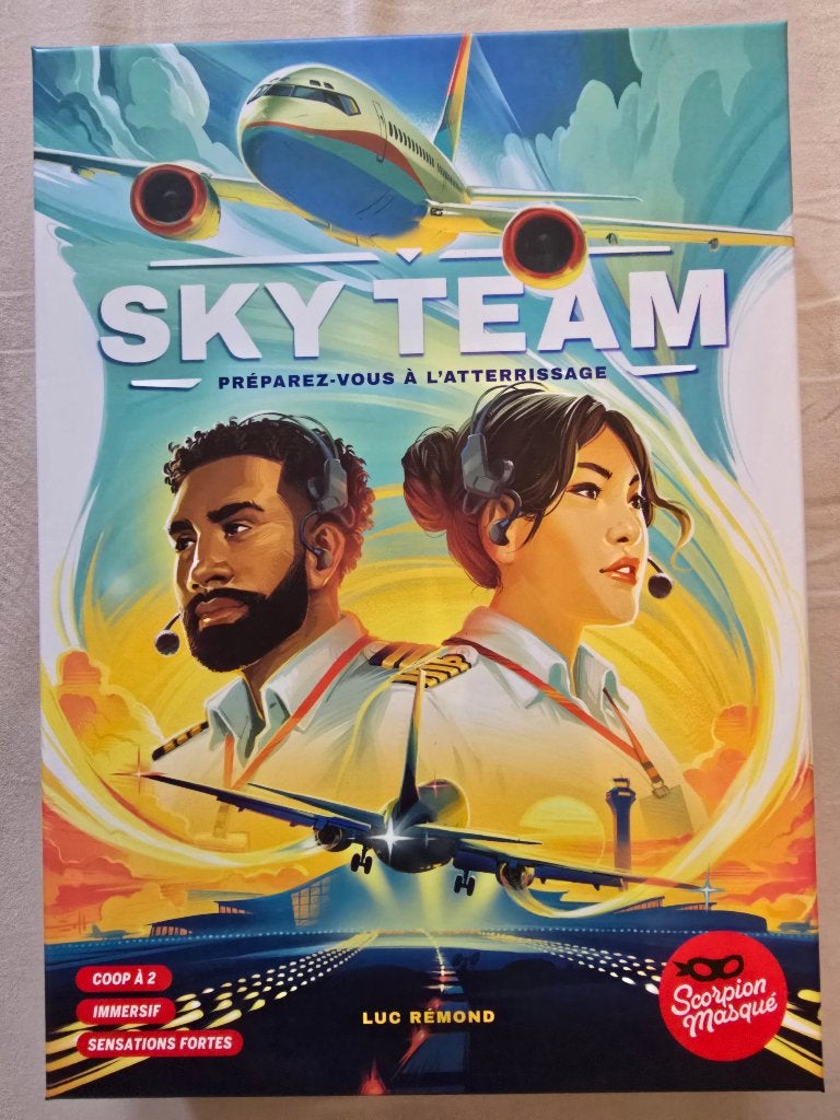 Sky Team – Jeu de société – Complet – Comme neuf, Een of twee spelers, Ophalen of Verzenden, Zo goed als nieuw, Le Scorpion Masqué