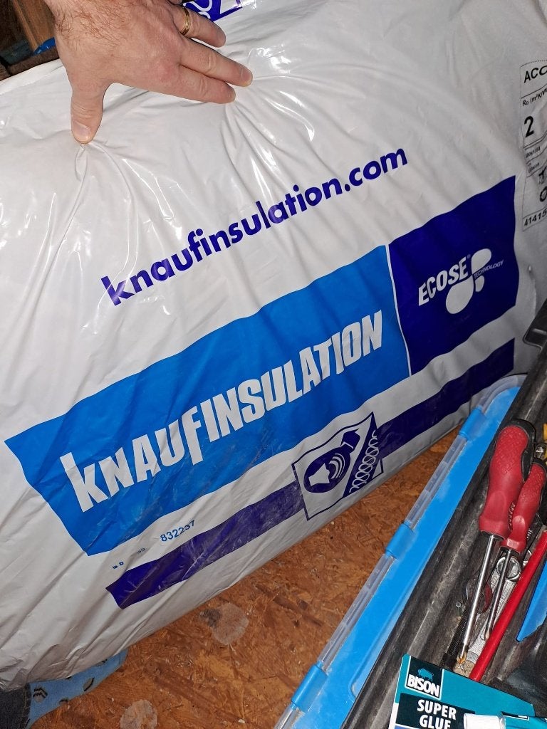 Isolation acoustique Knauf, Laine de verre, Comme neuf, Enlèvement, 5 à 10 m²