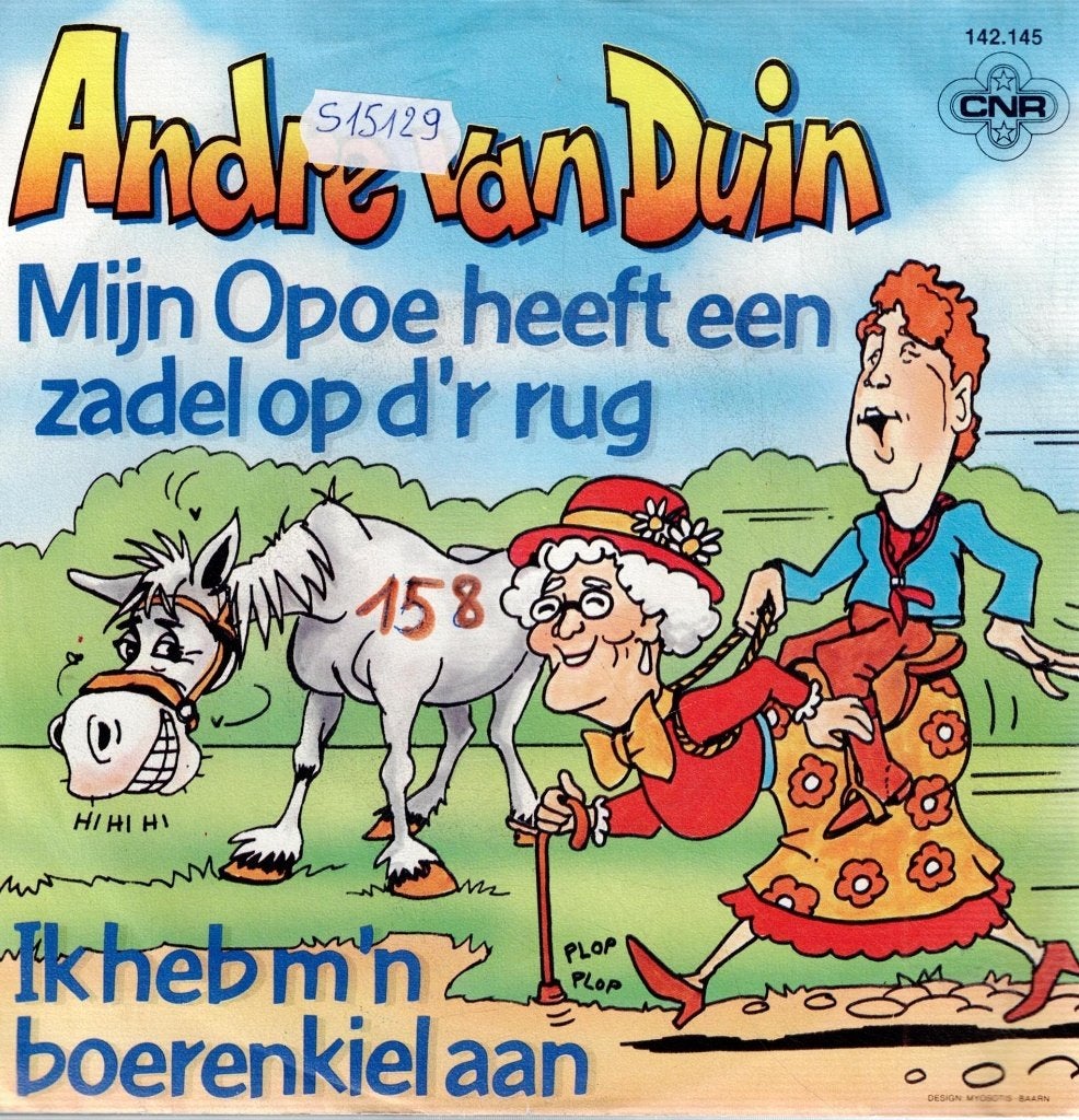 Vinyl, 7"  /  Andre van Duin* – Mijn Opoe Heeft Een Zadel ., Ophalen of Verzenden, 7 inch, Overige typen