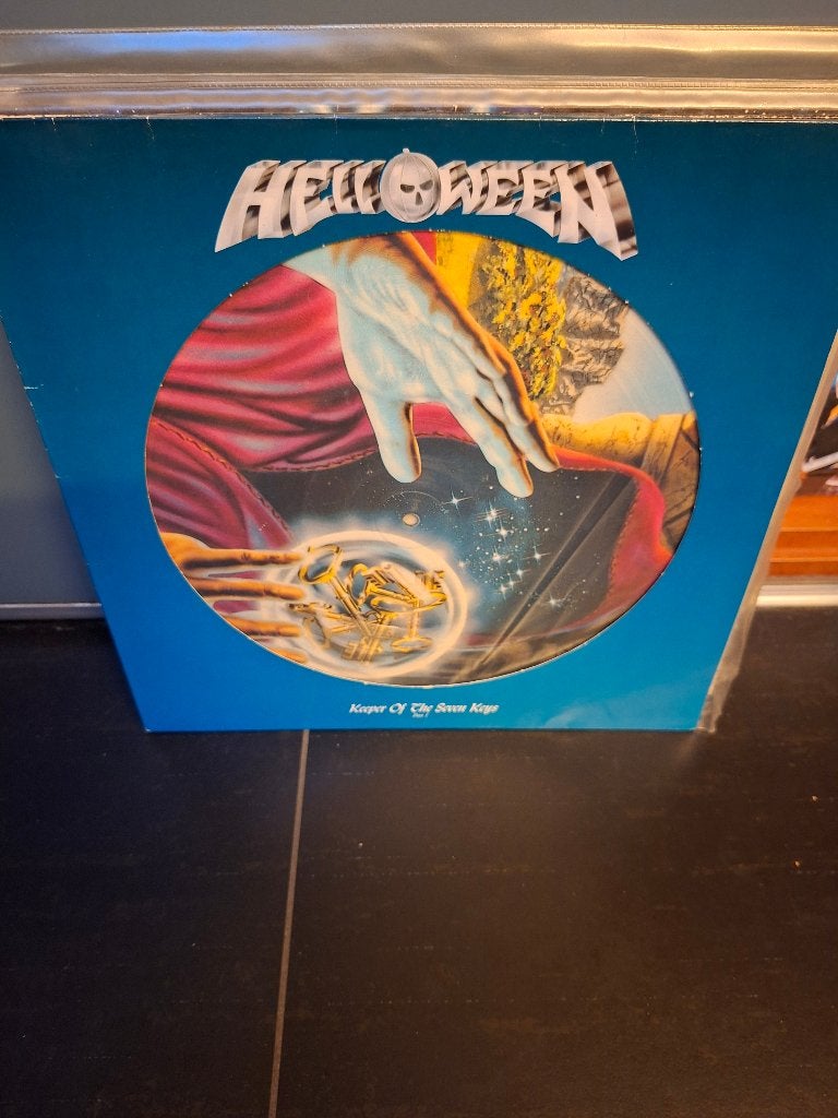 lp - helloween-keeper of the seven keys 1-picture disc-bak 4, LP, Fotohoes, Ophalen of Verzenden, Zo goed als nieuw
