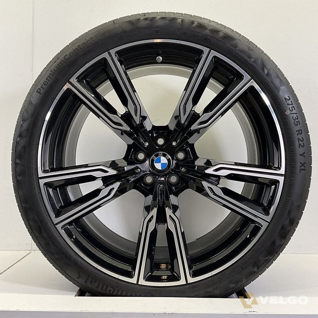 BMW X5 G05 X6 G06 BREEDSET VELGEN + ZOMERBANDEN 22 INCH ORIG, Autos : Pièces & Accessoires, Pneus et Jantes, Véhicule de tourisme