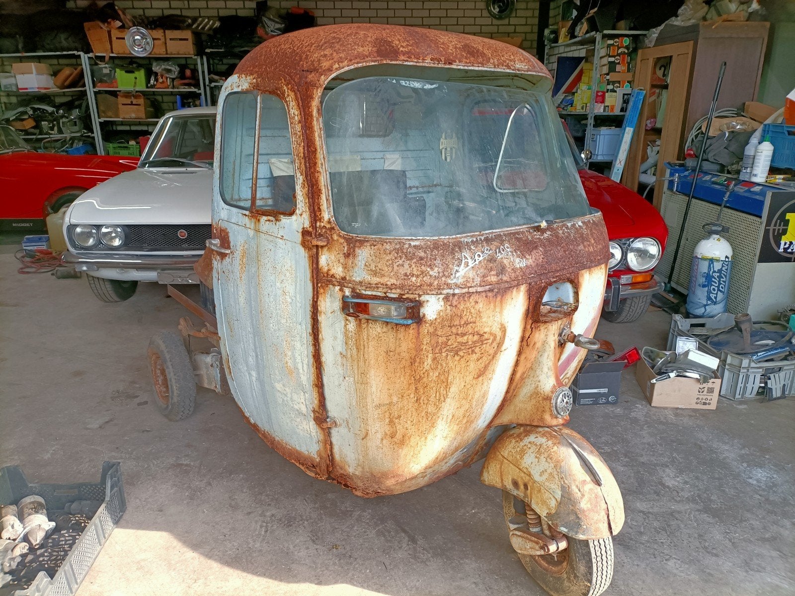 Piaggio ape 400 1966 oldtimer zeer zeldzaam, Motoren, Motoren | Oldtimers