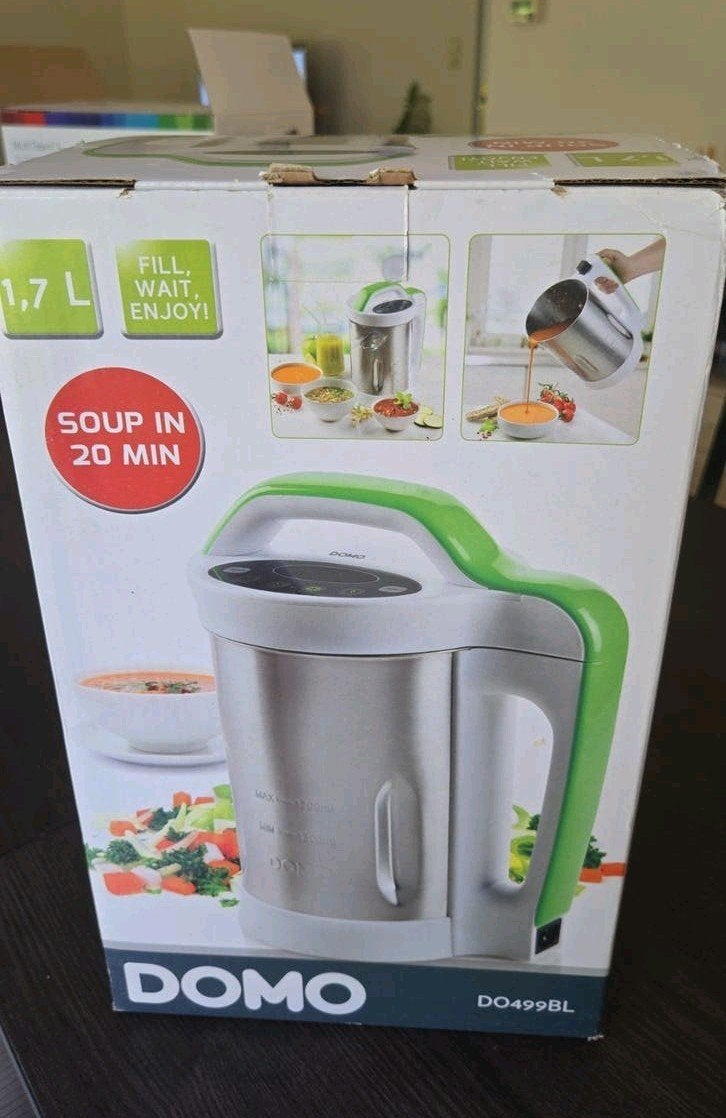 Machine à soupe DOMO DO499BL XXL | 1,7 L 1000 W | Blender &, Enlèvement