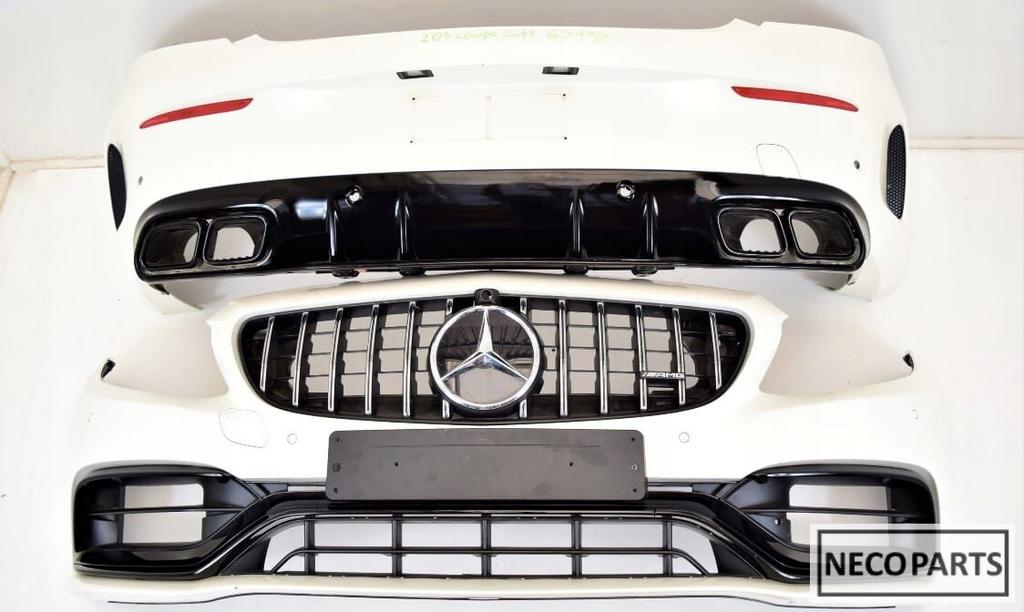 W205 C63 C63S FACELIFT COUPE CABRIO AMG PAKKET BUMPER, Gebruikt, -, Ophalen of Verzenden, Bumper
