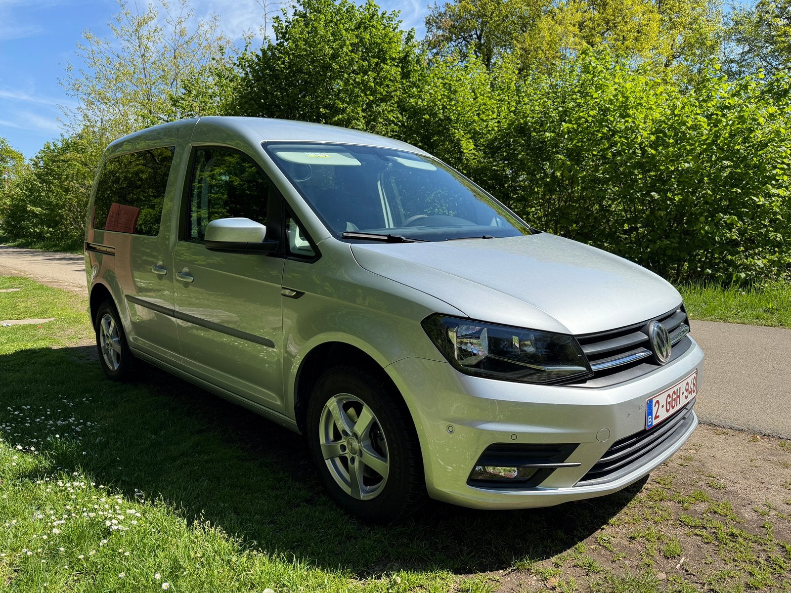 Volkswagen Caddy lichte vracht, Auto's, Diesel, Grijs, Particulier, USB