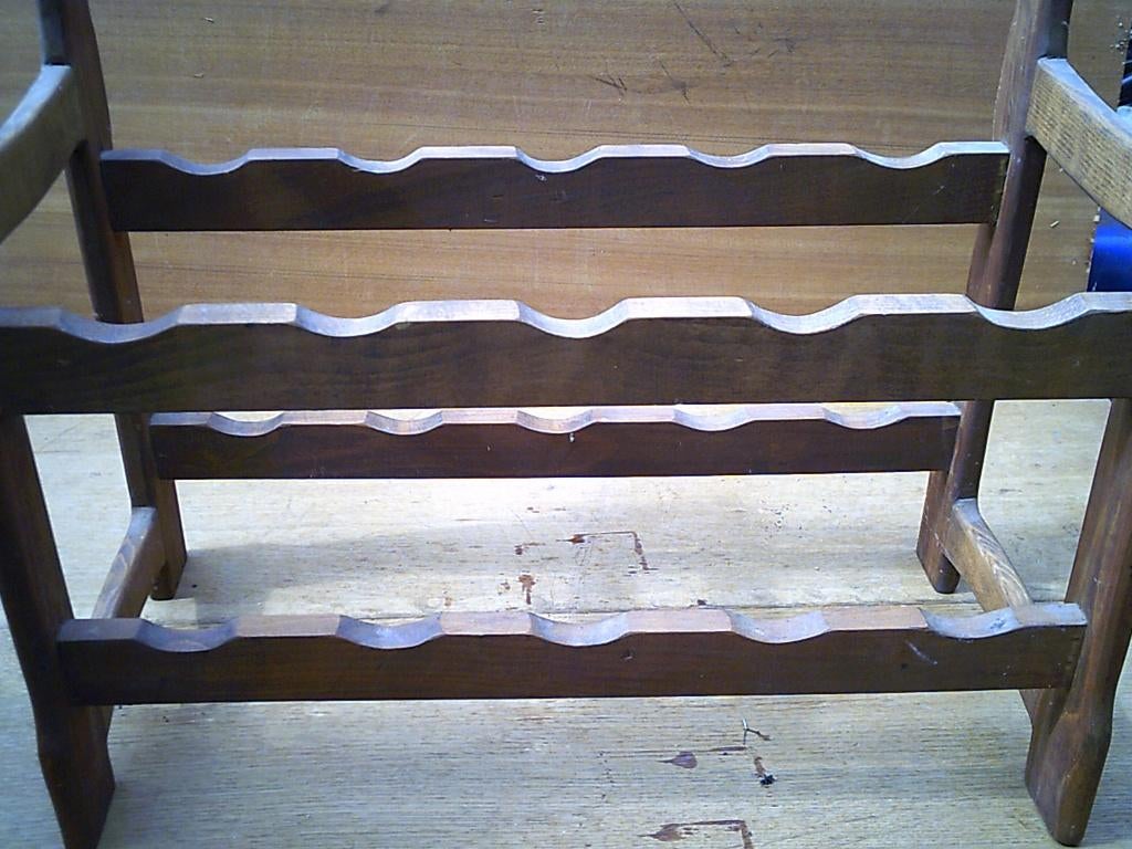 Houten wijnrek, Ophalen, Gebruikt, Hout, 5 tot 15 flessen
