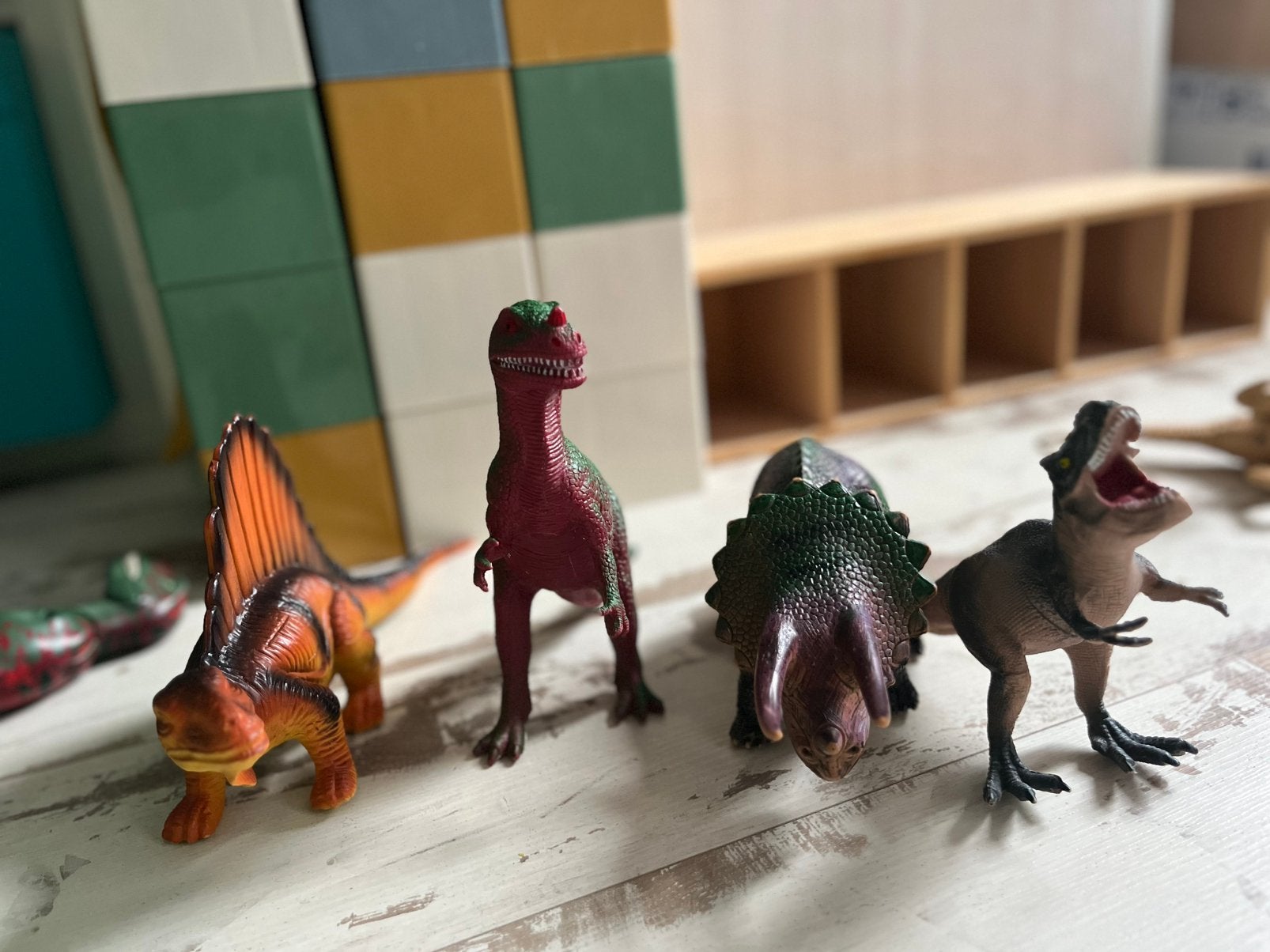 Set dino’s, Kinderen en Baby's, Speelgoed | Actiefiguren, Ophalen, Zo goed als nieuw