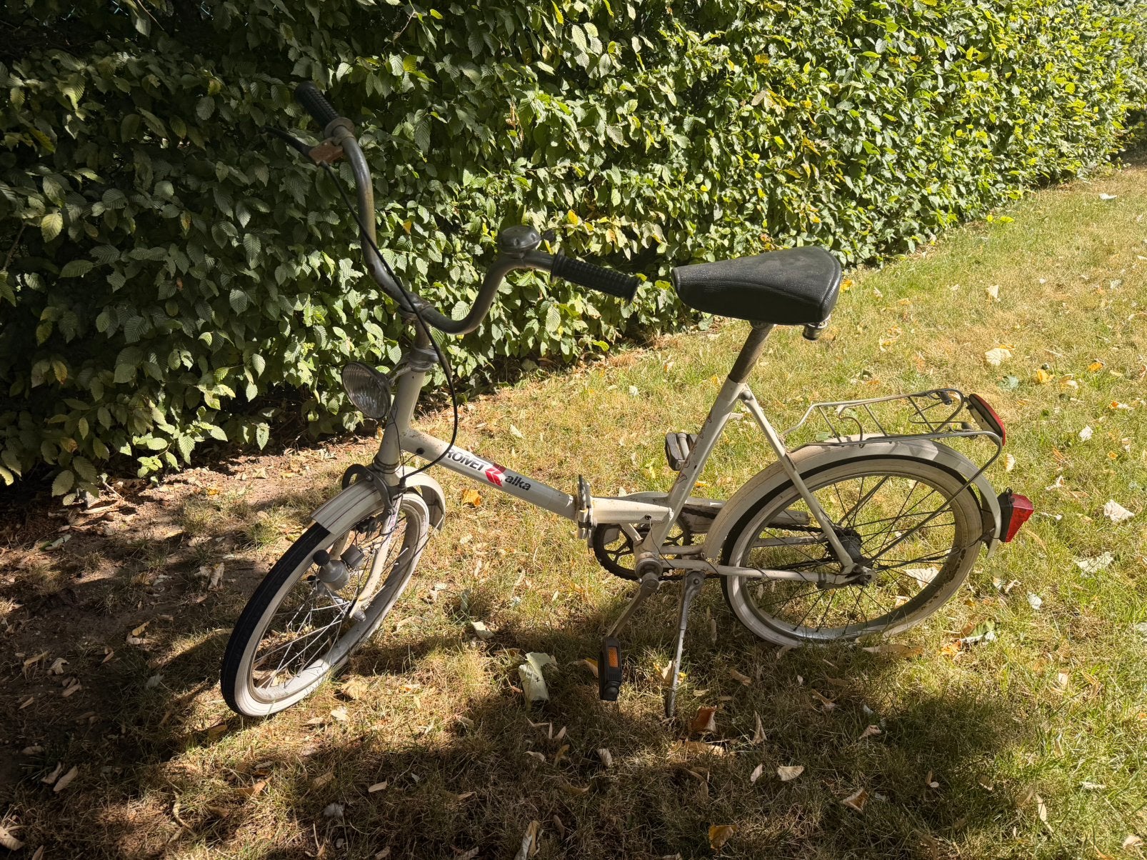 Witte retro plooifiets romet alka, Ophalen, Gebruikt