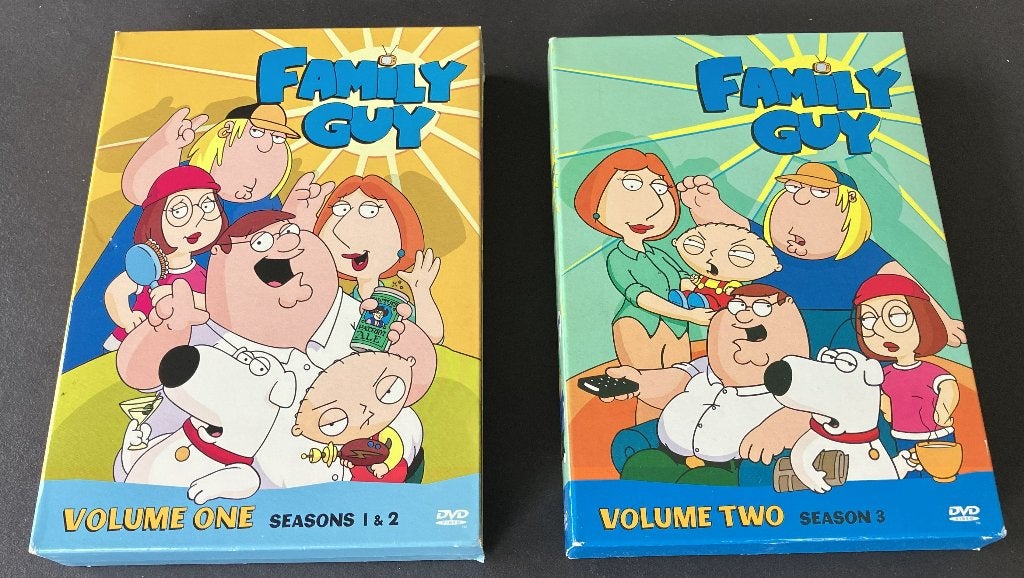 Family Guy - Seasons 1, 2 & 3 (DVD Boxes), Anglais, Comprend un boîtier, Animation, Américain